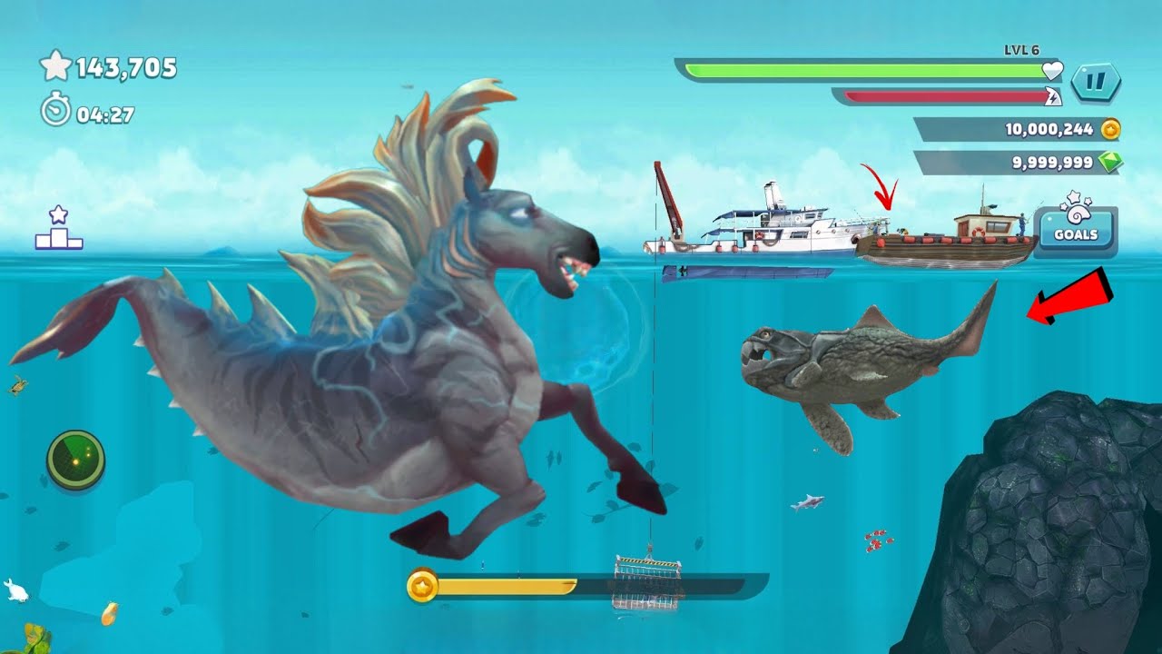 Hungry Shark Evolution - Giant Monster HOWRSEA SHARK vs Big Daddy New Update - Real Gameplay