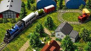 Rompecabezas de maniobras ferroviarias - Juego de trenes - Gameplay para Android (2) screenshot 3