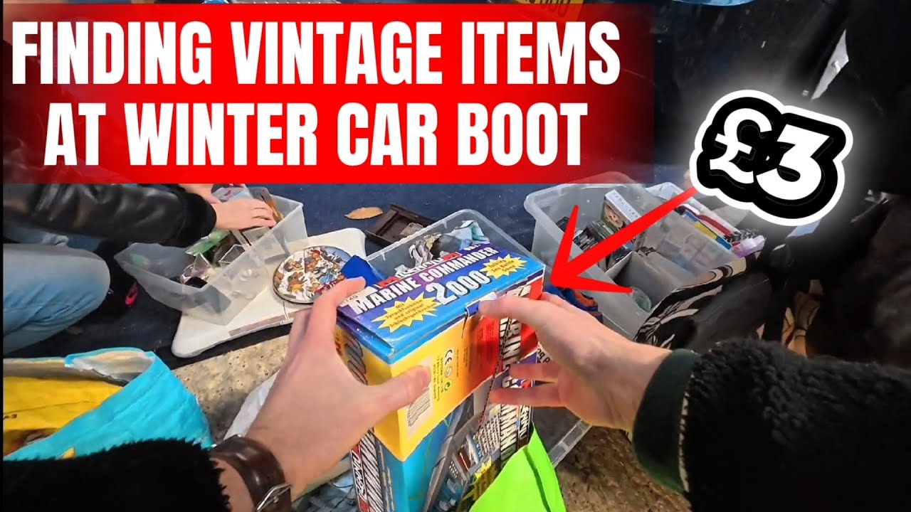 Finding Vintage Items at Winter Car Boot