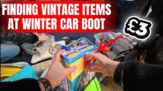 Finding Vintage Items at Winter Car Boot