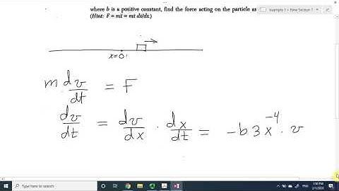 Finding the Force - Classical Mechanics Problem