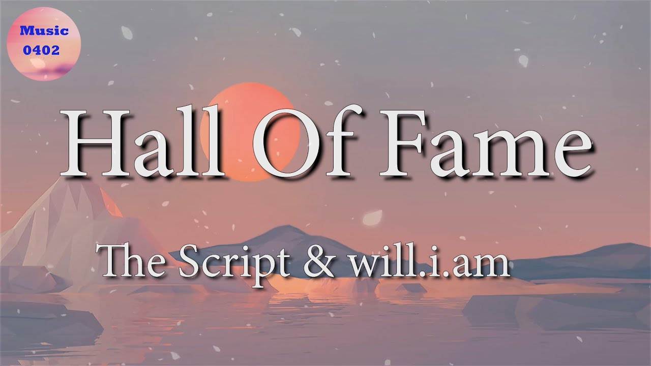 Песня the script hall of fame. Песня hall of fame the script ноты для фортепиано.