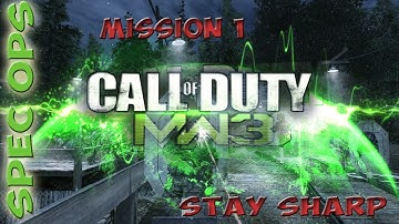 CoD MW3 Spec Ops Mission 1-Stay Sharp (3 stars)