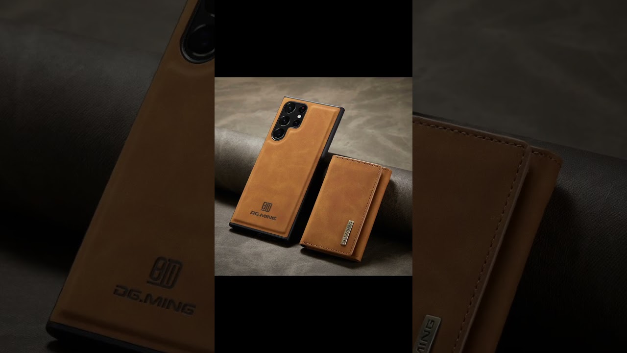 Dgmingcase.com Samsung Galaxy S23 Ultra M1 Wallet Case Brown