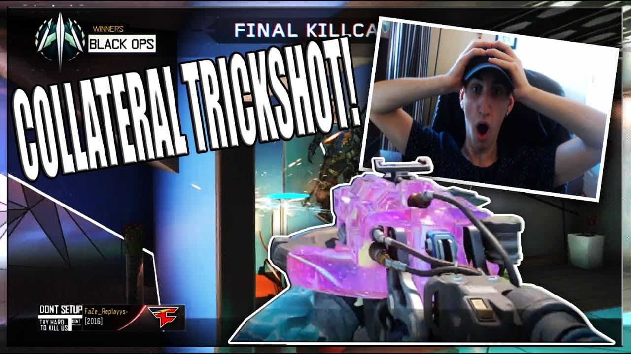 MY FIRST EVER COLLATERAL TRICKSHOT! (CALLED OUT!)