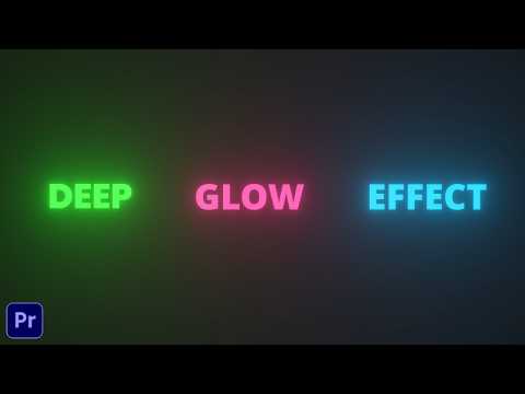 Deep Glow Text Effect in Premiere pro (No Plugin)