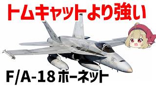 ゆっくり兵器解説】F-14トムキャットより強い、海軍の傑作艦載機・F/A