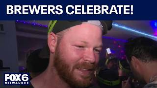 Brewers win NLCS: Drohan, Woodruff, Henderson react | FOX6 News Milwaukee