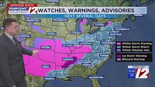 WPRI 12 Weather Forecast 1/22/26: Tracking Frigid Temps and a Weekend Snowstorm