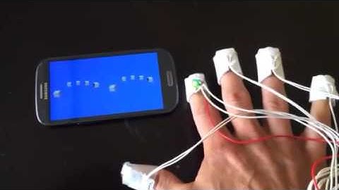 AR glove Unity3D demo