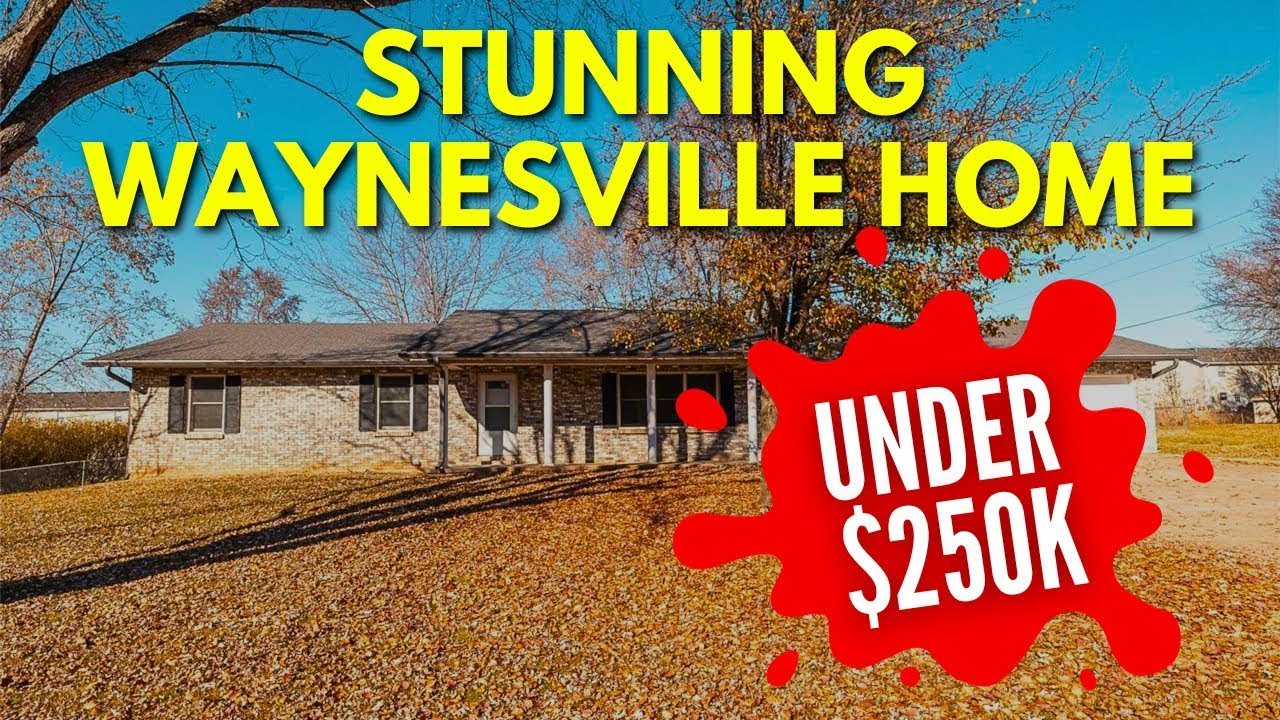 Stunning Home in Waynesville Listed Under $250k!