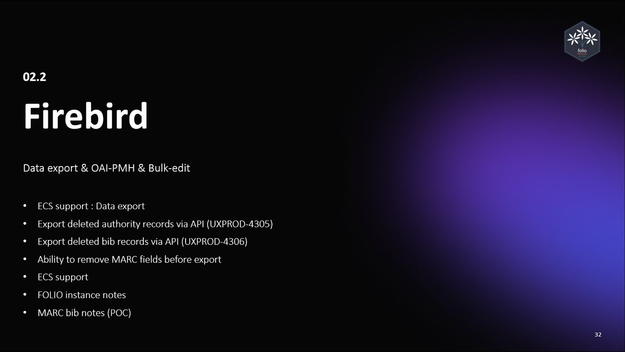 Ramsons(R2 2024) - Firebird team - Data export & OAI-PMH & Bulk-edit