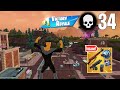 34 Elimination Solo Vs Squads Gameplay Win (Fortnite OG)