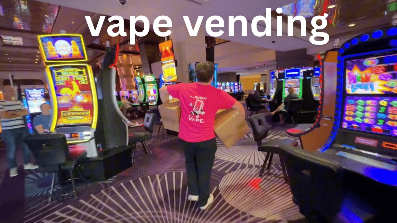 we put a vape machine in a casino lol