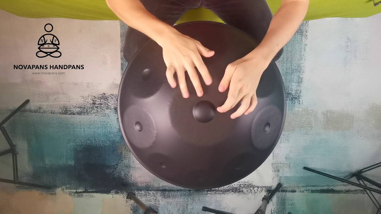 9 Note in G Kurd Minor in Black | Generation 1 | NovaPans Handpans