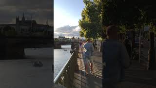 Evening Stroll by the Vltava River | Prague Summer 2025 🌆🇨🇿  #prague #travel #realstreets