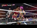 wwe 2k25 asuka vs ruby riot vs nikki cross - nxt womens champion