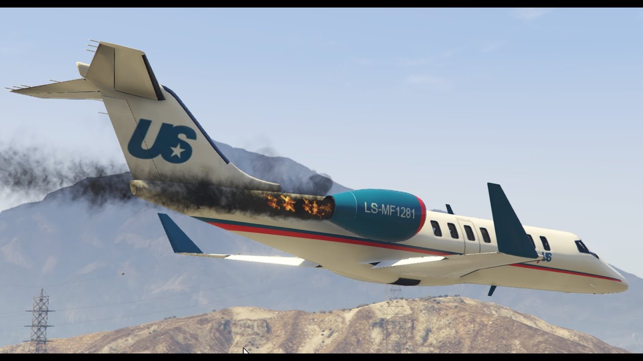 GTA 5 PLANE CRASH COMPILATION YouTube