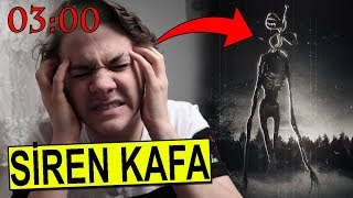 *SCP 6789* GECE 3'te SAKIN SIREN HEAD OYUNUNU OYNAMAYIN! (Siren Kafa Evime Geldi)