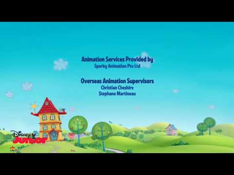 Henry Hugglemonster End Credits - Disney Junior Latin America