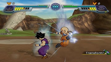 DBZ Infinite World - Teen Gohan vs Krillin