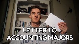 Letter to Accounting Majors: 8 Tips