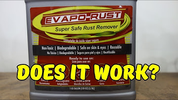 How to safely remove rust from metal car parts using Evapo-Rust