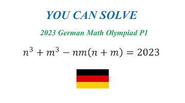 SIMPLE Diophantine Equation | 2023 German MO P1