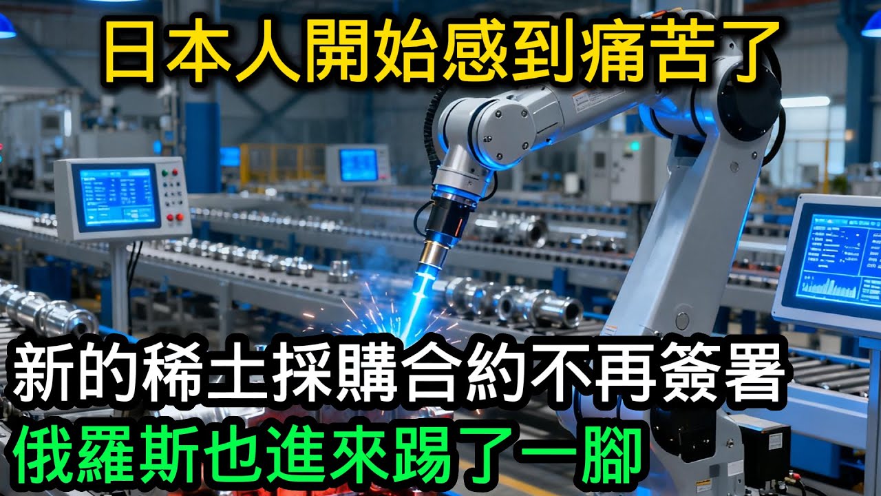 日本人開始感到痛了，新的稀土採購合約不再簽署，俄羅斯也進來踢了一腳