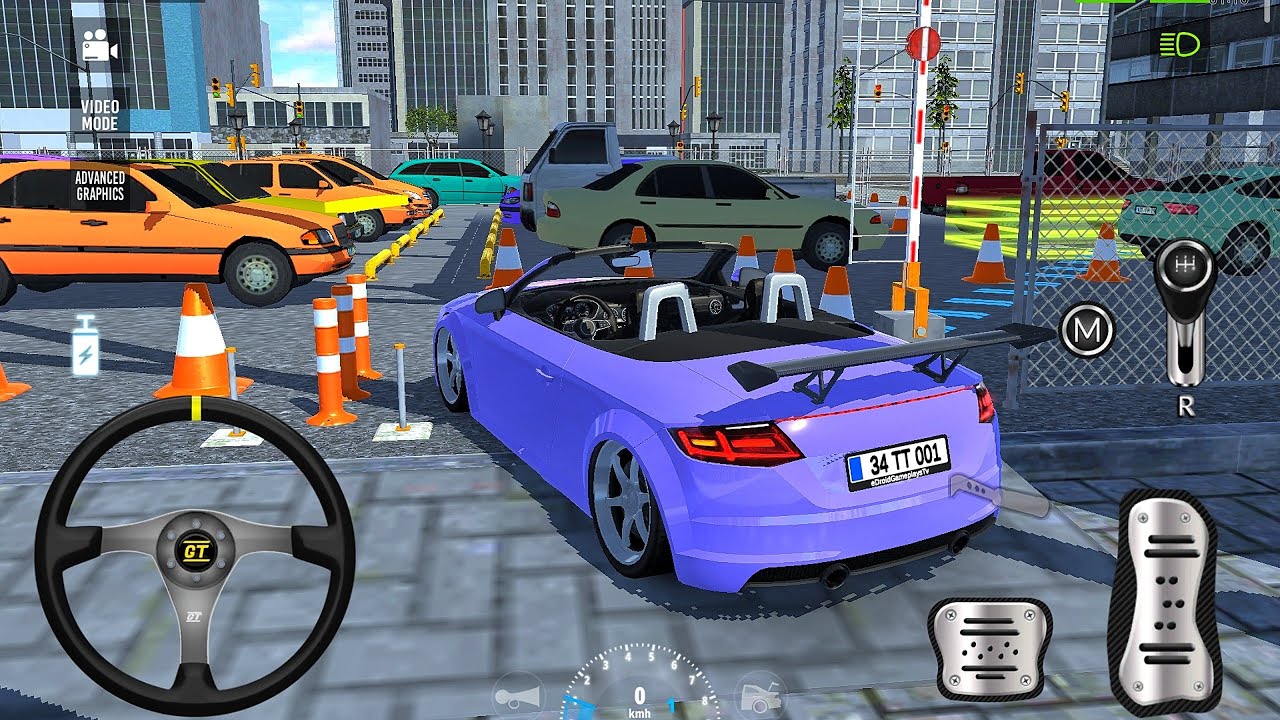 Многоуровневая парковка, уровни 60–61 — Car Parking Master 2025 — геймплей автомобильной игры для...