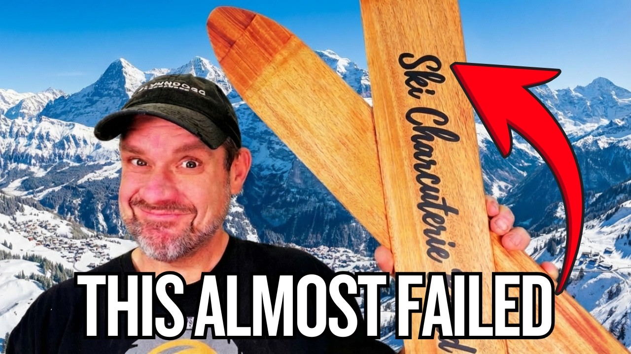 Я сделал лыжи для разделочных досок, которые выглядят как настоящие лыжи!