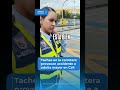 Taches en la carretera provocan accidente a adulta mayor en Cali