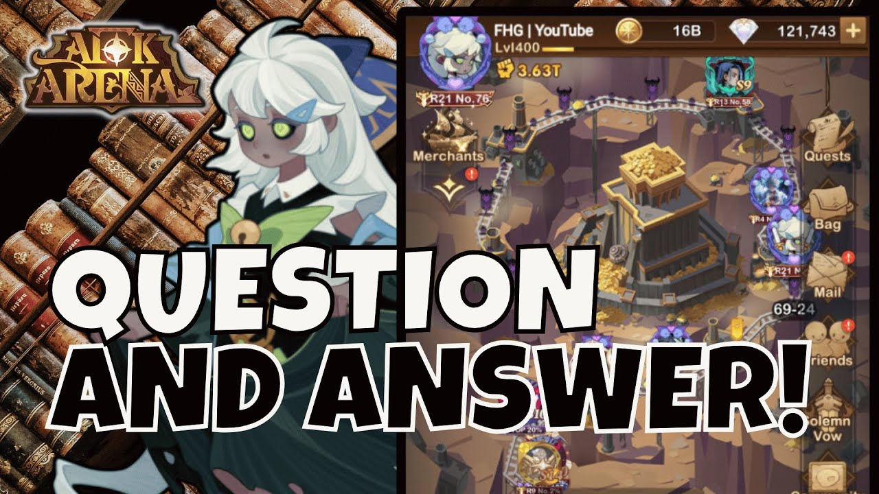 BRING THE AFK ARENA QUESTIONS! - YouTube