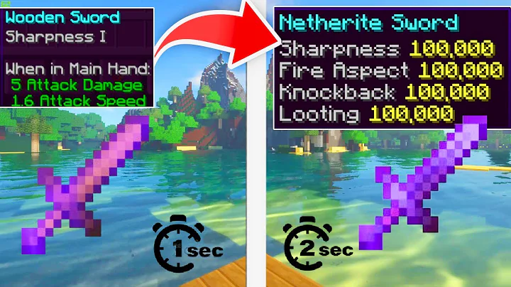 Minecraft But You Enchant Every Second....