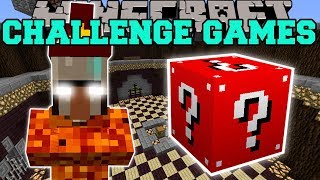 Minecraft: FIRE WITCH CHALLENGE GAMES  Lucky Block Mod  Modded MiniGame