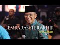 LEMBARAN TERAKHIR - Cover by Haziq Rosebi (Original Allahyarham Datuk Ahmad Jais)