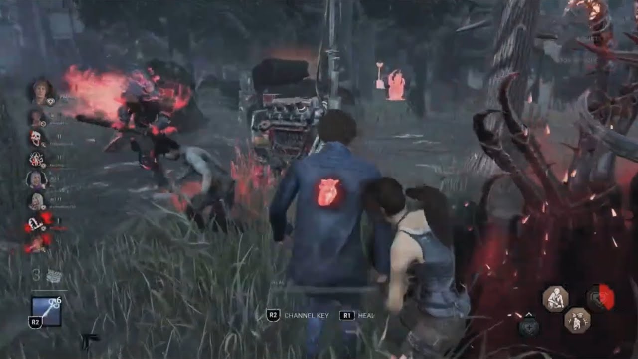 Survivor gameplay | 2v8 Oni & Trapper | Dead by Daylight | No ...