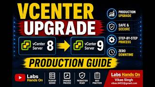 VMware vCenter Server Upgrade 8 to 9 | Production Upgrade Step-by-Step Guide