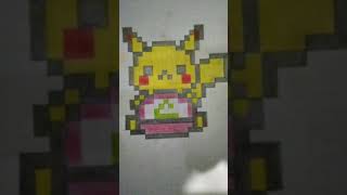 How to Draw Cute Pikachu | Handmade Pixel Art