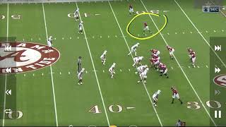 Alabama Offense: Double Moves