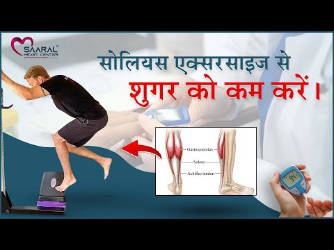 SOLEUS EXERCIZE TO REDUCE SUGAR | सोलियस एक्सरसाइज से शुगर को कम करें।