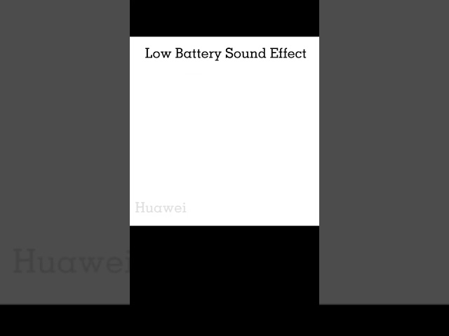 Low Battery Sound Effect class=