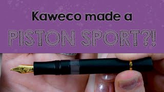 NEW PEN DAY! Kaweco Piston Sport unboxing and 1st inking.