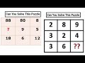 Can You Solve This Puzzle