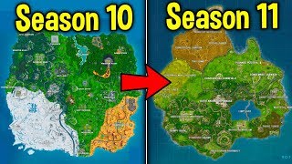 Season 11 New Map All 11 Locations Leaked In Fortnite Season 11 New Map Leaked