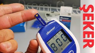 Ebsensor Şeker Ölçüm Cihazı Kullanımı Kan Şekeri Sonuçları