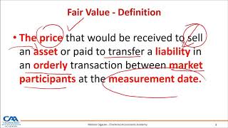 IFRS 13 Fair Value Measurement Part 1
