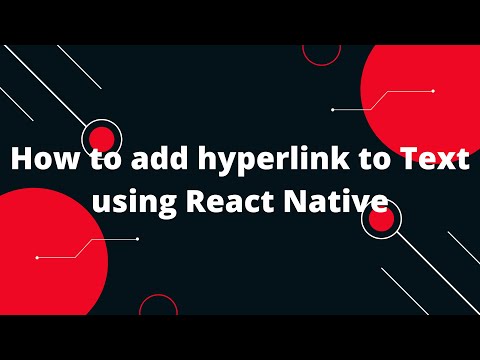 How to add hyperlink to Text using React Native | React Native Tutorial