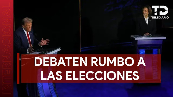 Así fue el segundo debate presidencial entre Donald Trump y Kamala Harris