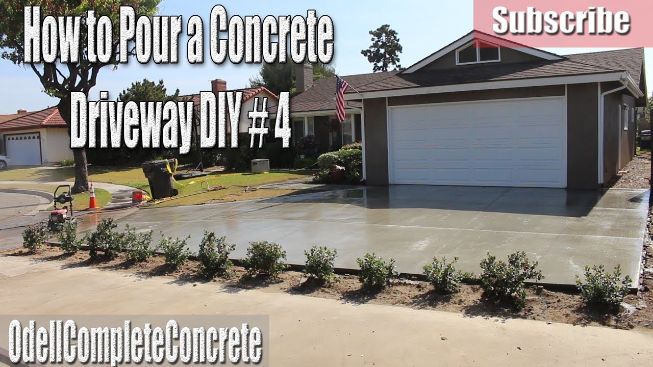 How To Pour A Concrete Driveway Diy 4 How To Pour A Concrete Driveway Diy 4